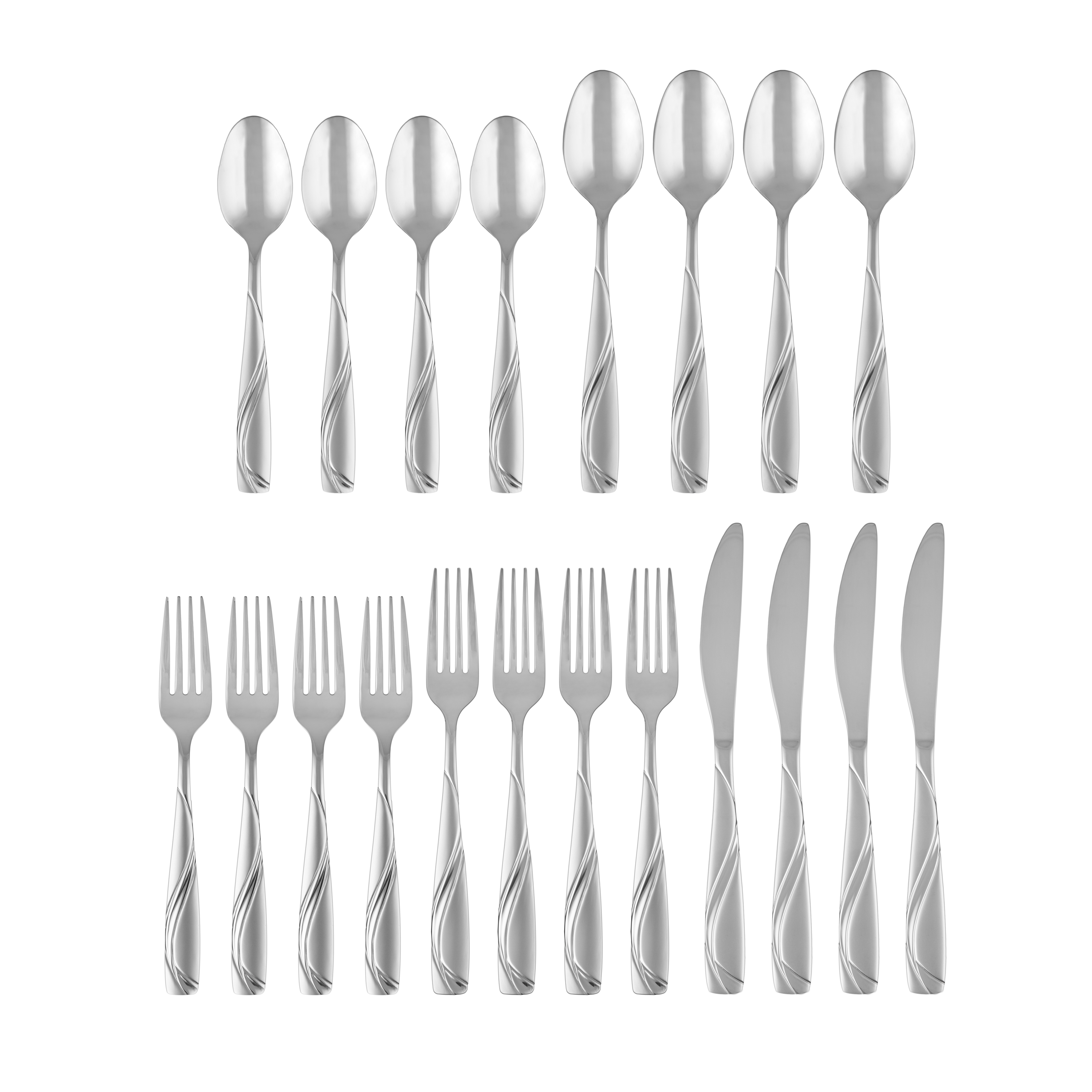 Cambridge Silversmiths Mercado Sand 20-Piece Flatware Set photo 8