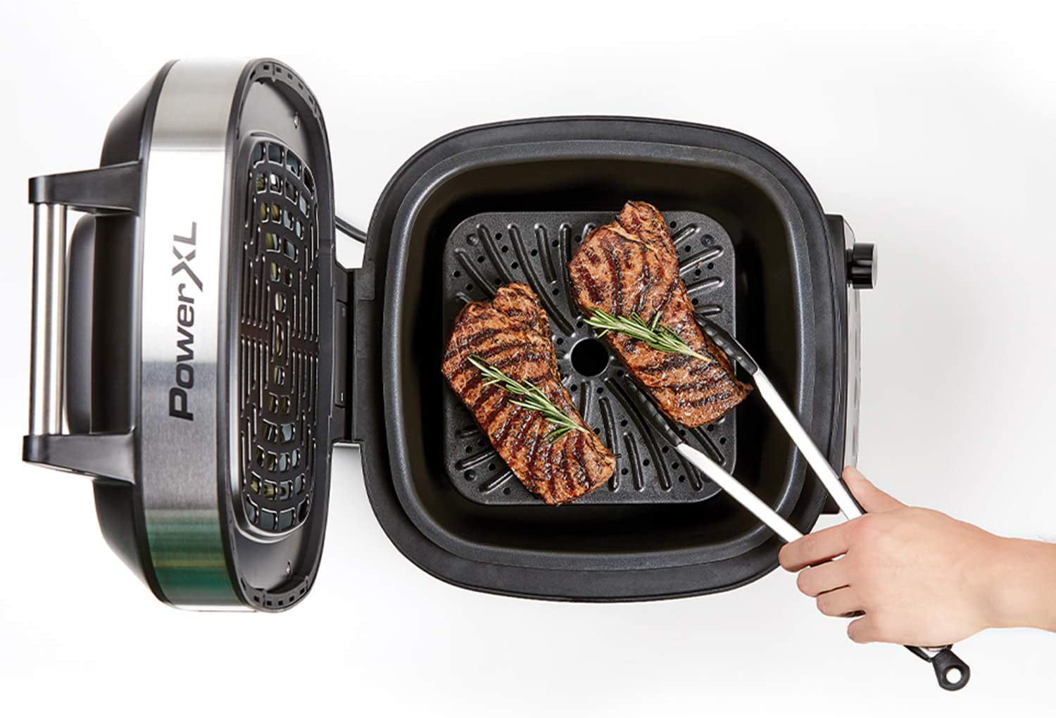 Zstar GZ01 - Indoor Grill Air Fryer Combo with See-Through Window, 4QT -  Shopping.com