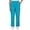 Turquoise, variant on longantii Scrub Pants for Women Stretch Straight-Leg Cargo Pant Nursing Soft Uniform Pants Scrub Bottoms with Side Pockets Black S