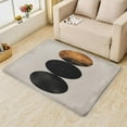 thumbnail image 2 of 4x5 Rug, Geometric Rug & Home Decor - Living Room Rug, Modern Abstract Rugs for Bedroom, Washable Non Slip Soft Low Pile Large Indoor Area Rug, Minimalist Carpet & Room Decorations X-&227, 2 of 7