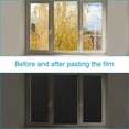 thumbnail image 3 of BESTONZON Garneck Room Darkening Blackout Window Film Self-adhesive Privacy Protection Window Tint Stickers (Black), 3 of 6