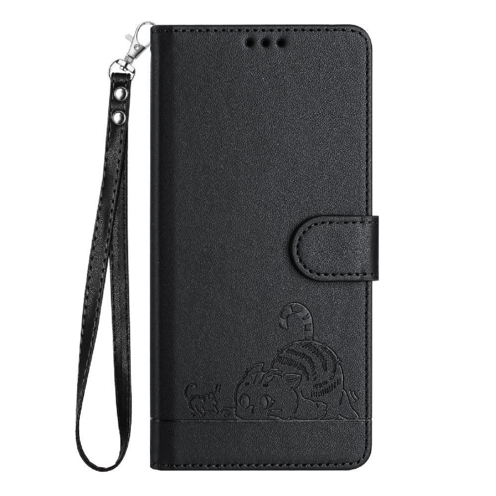 Flip case for GANGXUN Boost Summit 5G 2024 Wallet Case with Kickstand, Card Slots, RFID Block, Cat Design