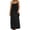 Black-a, variant on Women's Casual Sleeveless Open Back Maxi Dress – Loose Fit Beach Cover Up & Loungewear House Dress Orange XXXL
