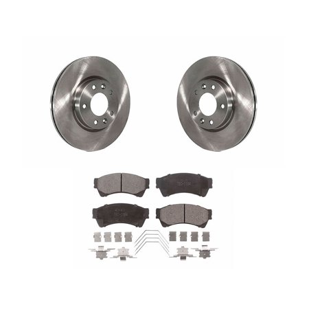 Front Ceramic Brake Pads & Rotor Kit For Ford Lincoln Mazda Mercury K8T-100148