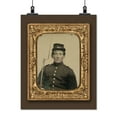 thumbnail image 2 of Print: Civil War Soldier In Union Uniform With Bayoneted Musket, 2 of 4