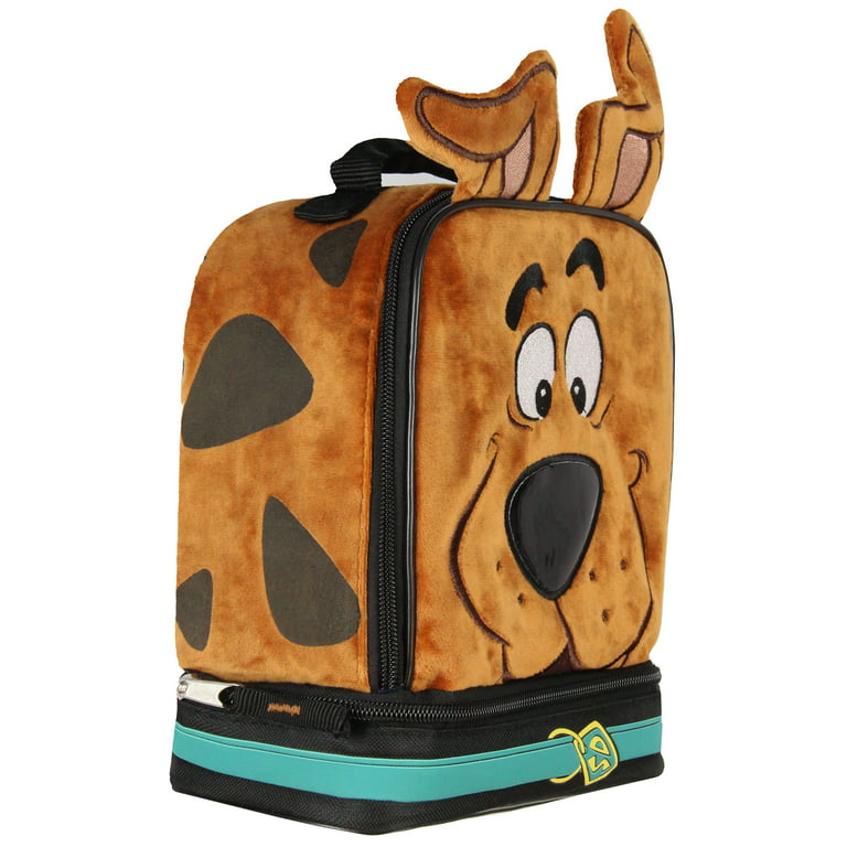 Scooby Doo Character Embroidered Face with 3D Ears Lunch Bag Lunch Box Tote