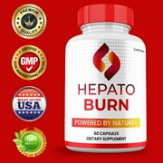 Hepato Burn Capsules, Maximum Strength All Natural Formula, HepatoBurn Pills Supplement, 60 Capsules (1 Pack)