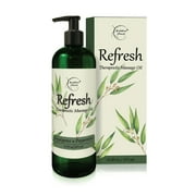 Brookethorne Naturals Refresh Massage Oil Eucalyptus & Peppermint 16oz