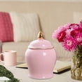 thumbnail image 3 of Kitchen Canisters Container Ceramic Food Storage Jar for Coffee canister jar tea Beans Spice Pink, 3 of 9
