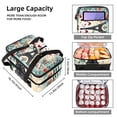 thumbnail image 3 of Valentine's Day Insulated Double Layered Lunch Bag with Two Compartments, Large Capacity 7.1x11.4x16.1 Inches, Handheld Meal Bag for Men and Women, 3 of 6
