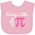 thumbnail image 3 of Inktastic Daddy Little Cutie Pi Day Math Girls Girls Baby Bib, 3 of 4
