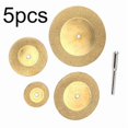 thumbnail image 2 of 5pcs Mini Cortar Blade Mandrel Kit Mandrel Sierra Circular for la madera Herramientas de corte de mármol de mármol de vidrio de metal, 2 of 4