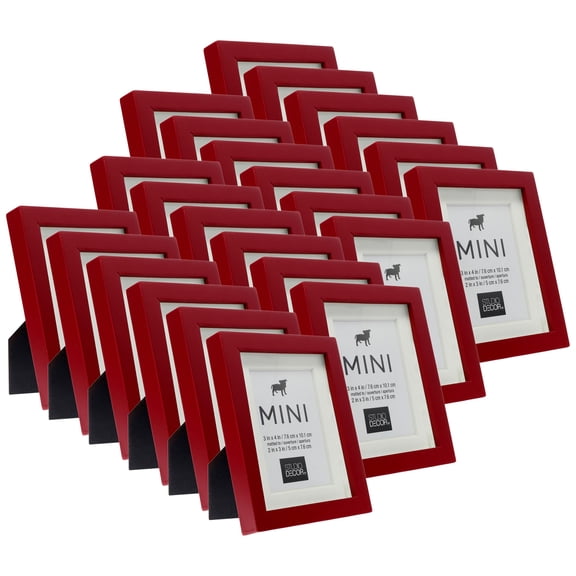 Studio Decor 2" x 3" Mini Frame with Mat, 24 Pack