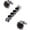 Black, variant on Men's Jewelry Cufflinks and Studs for Tuxedo Shirts for Weddings, Business, Dinner