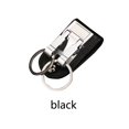 thumbnail image 4 of Jumpingount LLavero de cuero ligero de Metal desmontable a prueba de decoloración llavero anticorrosión soporte de seguridad accesorio cartera teléfono Cinturones Negro Jumpingount AP013997-01, 4 of 6
