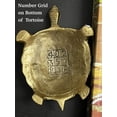 thumbnail image 6 of Hastcraft Metal Tortoise with Number Grid Decorative Figurine for Home, Office, Study Table and Workspace Symbolic Décor Item (Gold), 6 of 8