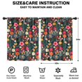 thumbnail image 2 of Blackout Kids Curtains,Pioneer Flower Floral Print Pattern Childrens Insulated Curtains Set Of 2,Bedroom Essentials,Toddler Room Decor 42"x54", 2 of 5