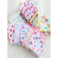 thumbnail image 3 of Luxsea - 6 bragas triangulares de algodón para niñas y bebés, ropa interior corta para niños, 3 of 8