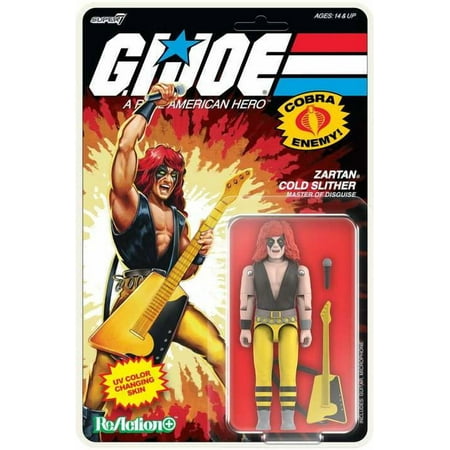 G.I. Joe Zartan Cold Slither Master of Disguise Super7 Reaction Action Figure (Wave 3)