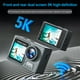 thumbnail image 3 of Cámara de Acción 5K 4K 60FPS, videocámara deportiva impermeable con Control remoto, antivibración, WIFI, pantalla Dual de 170 °, gran angular de 30m, 3 of 4