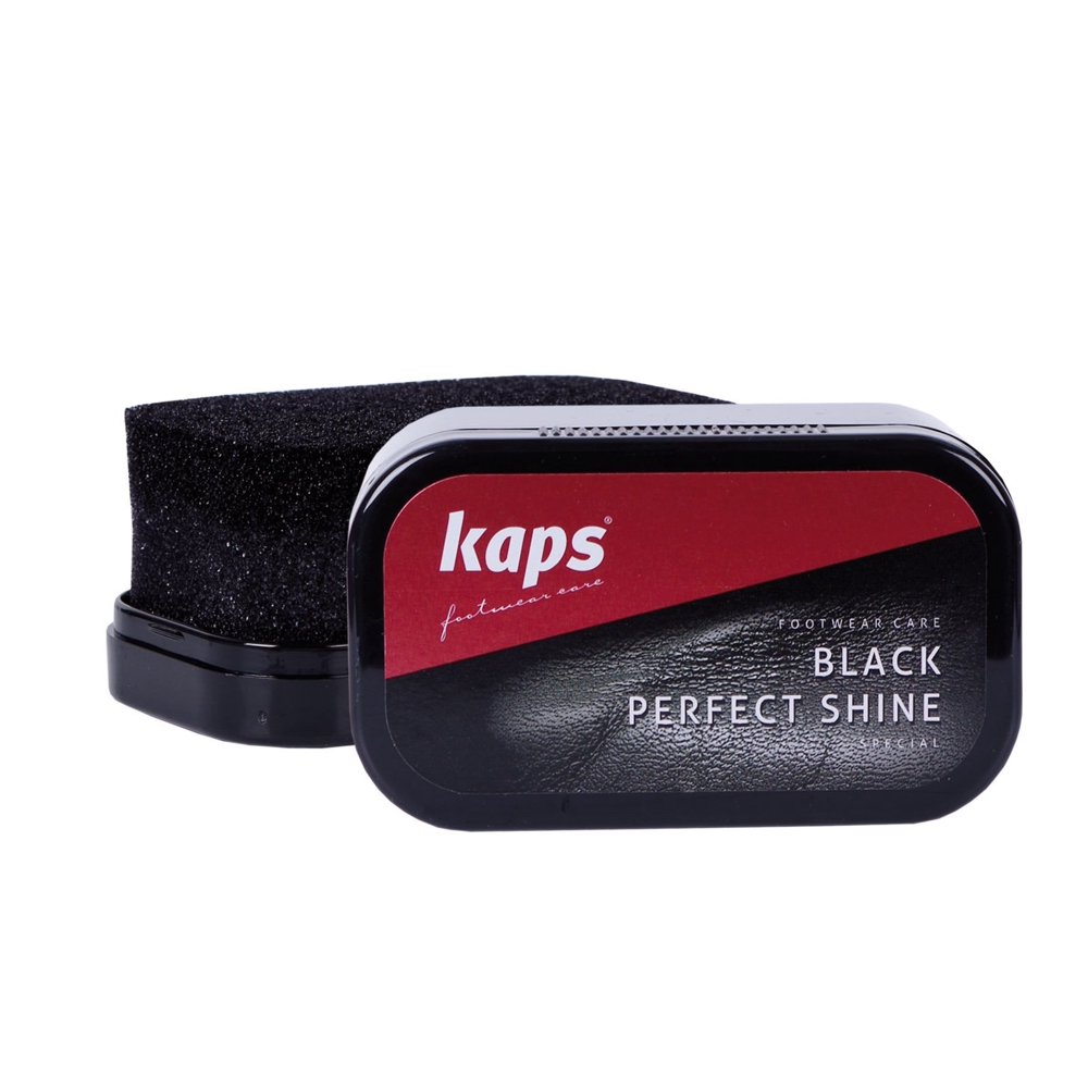 Shoe Polish Sponge For Leather Shoes Boots Bags, Kaps Perfect Shine, 3