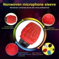 thumbnail image 4 of 400Pcs Disposable Microphone Cover,Handheld Microphone Windscreen for KTV Recording Studio Karaoke(Mixed Colors),400 x Microphone Covers, 4 of 8