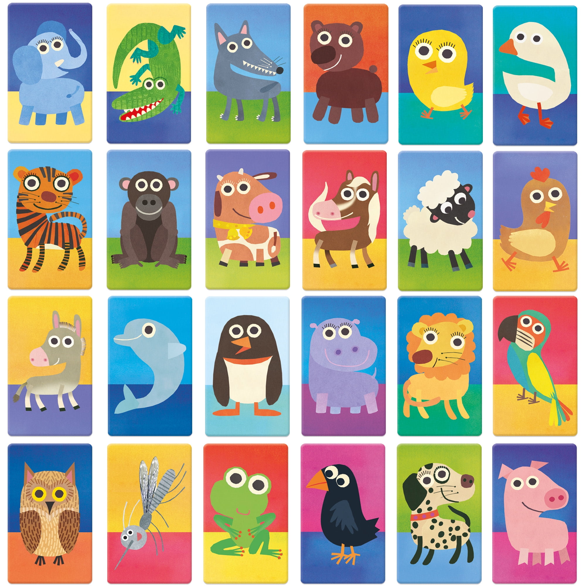 Headu: Maxi Flashcards - Animal Sounds - Sensory Recognition Game, Large Illustrated Cards, Interactive App Play, Montessori, Preschool, Toddlers 2-4