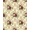 Red Ivory Gold, Pattern 6, variant on ODIKA 8'x10' Washable Area Rug Vintage Garden Blooms Central Focus Ornate Foliage Accent Frame for King Size Bedroom Under Bed, Master Suite, Non-Shedding, Easy Care