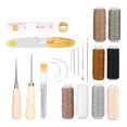 thumbnail image 1 of Leather Stitching Pouch Kit, 29Pcs Leather Craft Tools, For Sewing Craft Leather DIY, 1 of 8