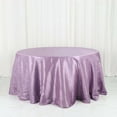thumbnail image 6 of Efavormart 132" Violet Amethyst Accordion Crinkle Taffeta Seamless Round Tablecloth, 6 of 11