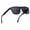 Sun - Black, variant on Blue Light Reading Glasses for Men – Oversized Square Readers, Lightweight TR-90 Frame, Spring Hinges, Medium Fit, Black, +2.25