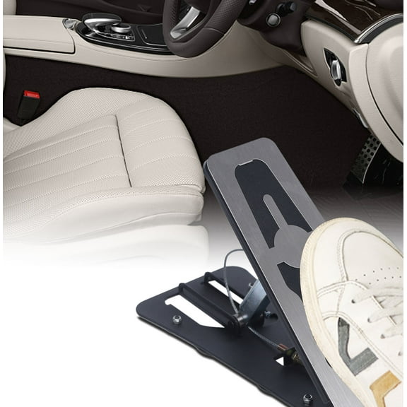 Miumaeov Passenger Side Dual Brake Drivers Education Driving School Instructors Brake Stainless Pedal Driver Training Brake