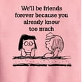 thumbnail image 2 of Peanuts - Friends Forever Marcie And Patty - Toddler & Youth Crewneck Fleece Sweatshirt, 2 of 5