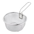 thumbnail image 4 of veasfak Deep Fry Basket Stainless Steel Kitchen Mesh Strainer for Cooking Restaurant Diameter 21cm, 4 of 9