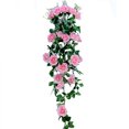 thumbnail image 1 of Coofit Vigne de Roses Mode Créative Rose Artificielle Fleur Suspendue Guirlande Fleur, 1 of 2