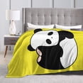 thumbnail image 3 of The Panda Rolling Throw Blanket, Super Soft Anti-Pilling Flannel Blankets, 60"x50", 3 of 8
