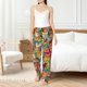 thumbnail image 4 of Balery Funny Owl Bird Pantalones de pijama para mujer, pijamas ultraligeros, pantalones de estar por casa-3X-Large, 4 of 6
