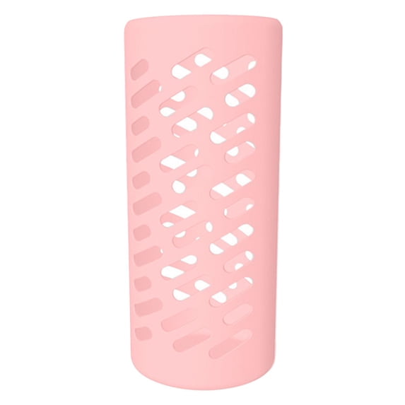Water Bottle Silicone Sleeve Home Insulation Bottle Silicone Sleeve Anti Slip , Pink, 18oz