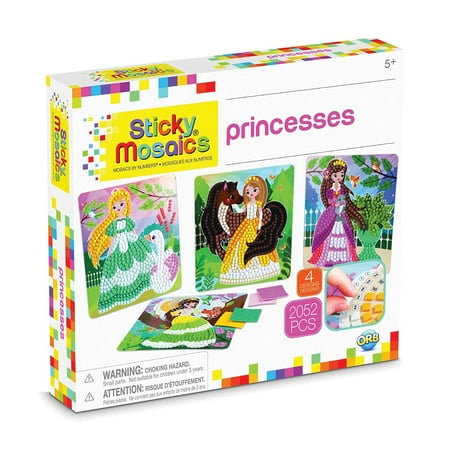 Princess Mosaic - The Orb Factory Sticky Mosaics Princesses Kit