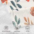 thumbnail image 5 of Yayeee 100% Cotton Hand Towels for Bathroom 16" x 28" Soft Absorbent Kitchen Towel, Hand Drawn Autumn Leaves, 5 of 7
