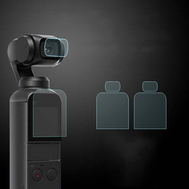 Película protectora de pantalla de vidrio templado 4H para protector de pantalla de cámara de bolsillo DJI OSMO de 0,33 mm