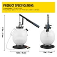 thumbnail image 2 of Transmission Fluid Pump ATF Fluid Transfer Filler 7.5L with Control Valve &amp; 15 Common Adapters Kit for Oil Replacement ,Simple to Hookup, 2 of 6