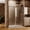 Matte Black, variant on Sunrinx Brushed Gold 56–60" W x 76" H Single Sliding Shower Door, Frameless Bathroom Glass Shower Door, 1/4" (6mm) Tempered Glass Sliding Shower Door for Walk-in Shower