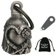 thumbnail image 2 of Dream Apparel 【2Pack】Motorcycle Bells for Biker Good Luck Riding Bells with Hanger Motorcycle Accessory or Keychain for Luck, 2 of 5