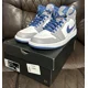 thumbnail image 2 of Ni - ke Ni - ke Air Jordan 1 Mid Cement Grey True Blue Men AJ1 Size 10 Shoes DQ8426-014, 2 of 5