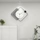 thumbnail image 3 of Reloj de Pared Acrílico Creativo Sunnimix Decorativo Silencioso Gris, 3 of 7