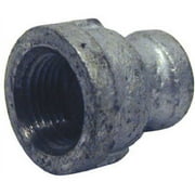 BK Pipe Fittings, Galvanized Reducing Coupling, 1-1/4 x 1-In.