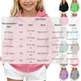 thumbnail image 4 of Children Jackets Girls Dqueduo Children's Winter Solid Color Full Zip Hooded Fleece Lined Sweatshirt Coat Jacket, 4 of 10