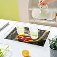 thumbnail image 6 of Acrylic Tray 15.7*11.8*1.9 Inch Transparent Tray Food Tray Tea Cup Tray Serving Trays Cosmetics Storage Kitchen Table Bathroom Sundry Storage Valentine's Day Love Cat, 6 of 7