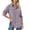 Purple, variant on Staron Women's UPF 50 Short Sleeve Sun Protection Shirt Outdoor Fishing Hiking Travel Casual Button Up Shirt with Pockets, Gray XXL